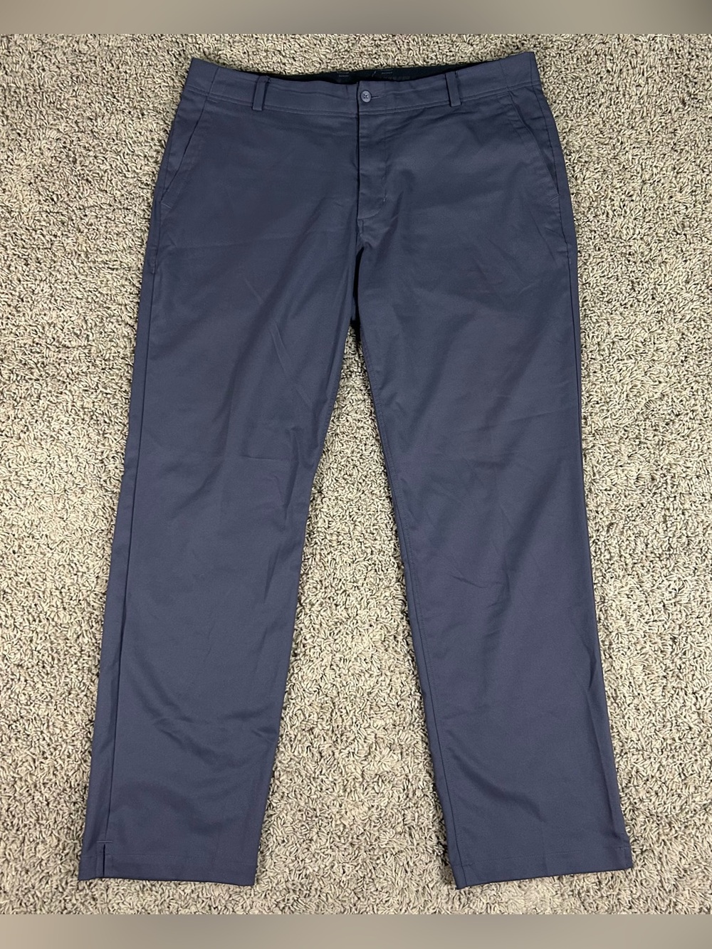 Nike Dri Fit Golf Pants Mens 36x31 Lilac Gray Active Performance Casual Trousers